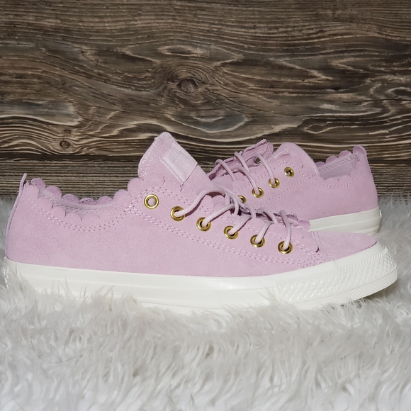 New Converse Chuck Taylor All Star Ox Scallop Pink - Picture 6 of 8
